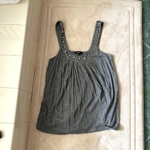 Dark grey tank top